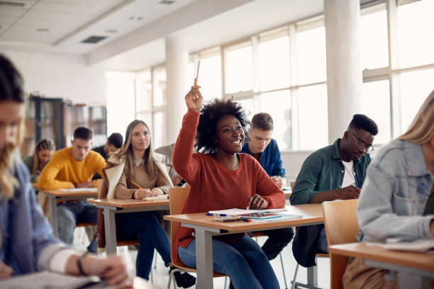 computer science class full of students