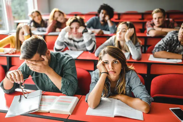 computer science class full of students